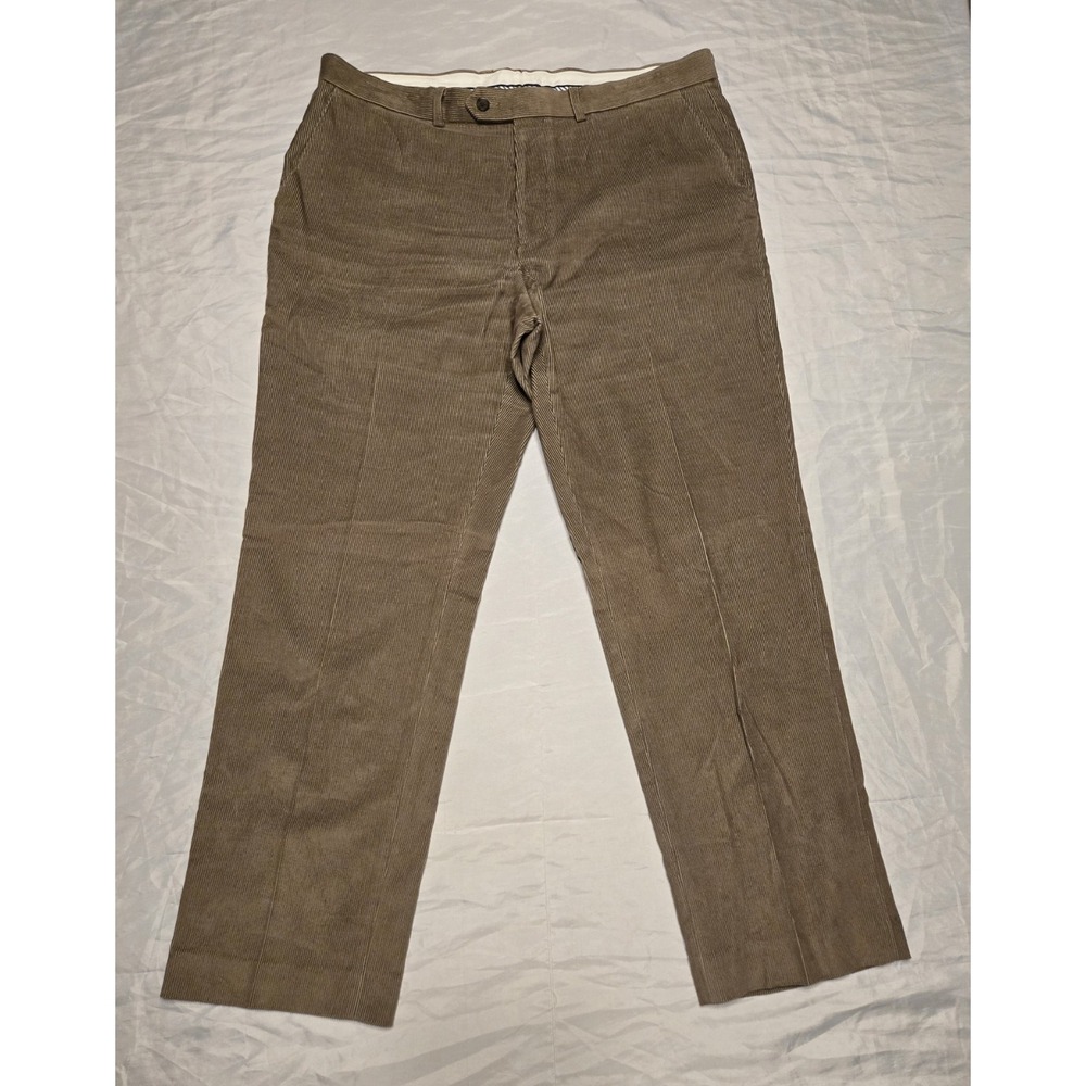 Lauren Ralph Lauren Corduroy Pants Mens 36x30 100% Cotton Brown Preppy Pockets‎